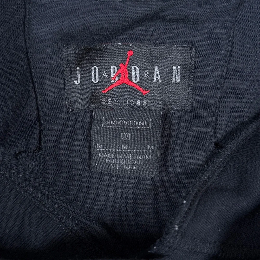 Jordan Hoodie Mens Medium Black White‎ Colorblock Zion Williamson Dri FIT Hoodie